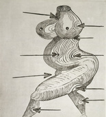 Louise Bourgeois. Sainte S&eacute;bastienne. 1992