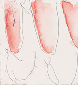 Louise Bourgeois. Red Confrontation (#1). 2006