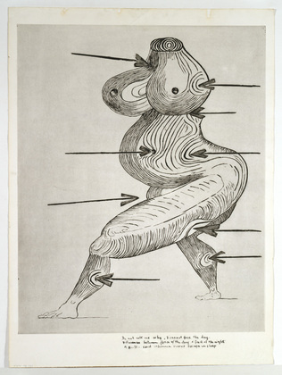 Louise Bourgeois. Sainte S&eacute;bastienne. 1992