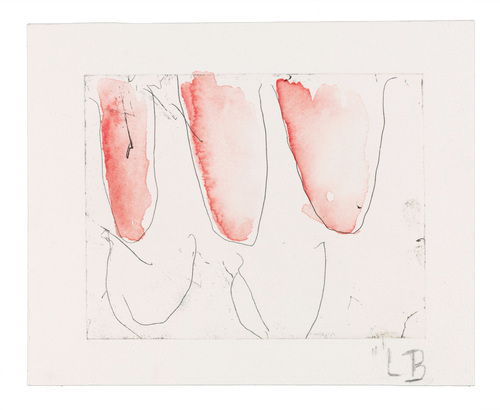 Louise Bourgeois. Red Confrontation (#1). 2006