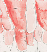 Louise Bourgeois. Red Confrontation (#2). 2006