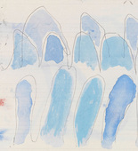 Louise Bourgeois. Blue Confrontation (#1). 2006