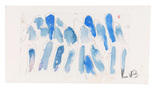 Louise Bourgeois. Blue Confrontation (#2). 2006