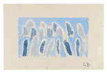 Louise Bourgeois. Blue Confrontation (#3). 2006