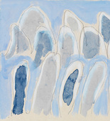 Louise Bourgeois. Blue Confrontation (#3). 2006