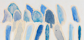 Louise Bourgeois. Blue Confrontation (#4). 2006