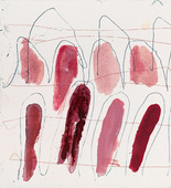 Louise Bourgeois. Red Confrontation (#3). 2006