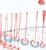 Louise Bourgeois. Il Pleut Sur La Route Comme Il Pleut Dans Mon Coueur. 2002