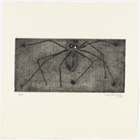 Louise Bourgeois. Untitled, plate 2 of 9, from the portfolio, Ode &agrave; Ma M&egrave;re. 1995