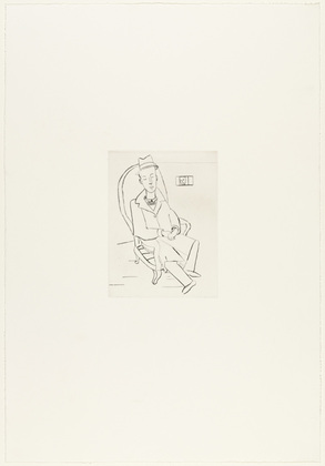 Louise Bourgeois. Untitled, plate 13 of 14, from the portfolio, Autobiographical Series. 1993