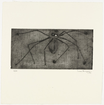 Louise Bourgeois. Untitled, plate 2 of 9, from the portfolio, Ode &agrave; Ma M&egrave;re. 1995