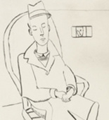 Louise Bourgeois. Untitled, plate 13 of 14, from the portfolio, Autobiographical Series. 1993