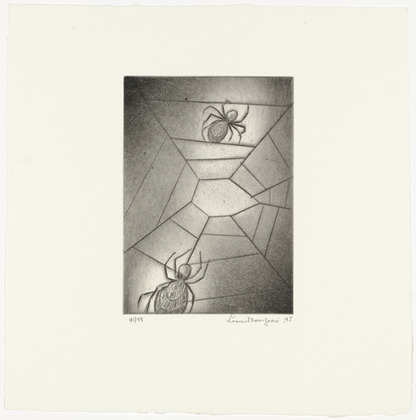 Louise Bourgeois. Untitled, plate 4 of 9, from the portfolio, Ode &agrave; Ma M&egrave;re. 1995