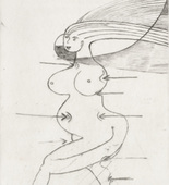 Louise Bourgeois. Sainte S&eacute;bastienne. 1990
