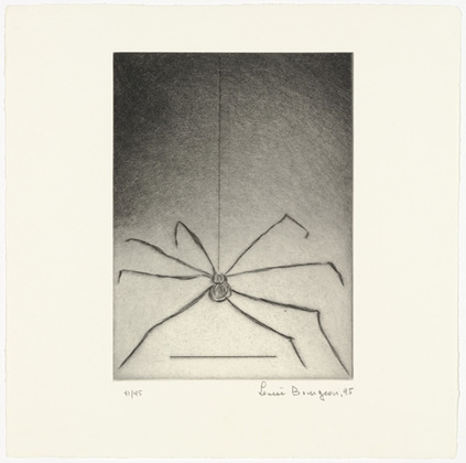 Louise Bourgeois. Untitled, plate 5 of 9, from the portfolio, Ode &agrave; Ma M&egrave;re. 1995