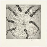 Louise Bourgeois. Untitled, plate 6 of 9, from the portfolio, Ode &agrave; Ma M&egrave;re. 1995