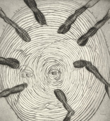 Louise Bourgeois. Untitled, plate 6 of 9, from the portfolio, Ode &agrave; Ma M&egrave;re. 1995
