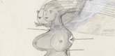 Louise Bourgeois. Sainte S&eacute;bastienne. 1990