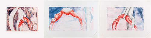Louise Bourgeois. Triptych for the Red Room. 1994