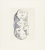 Louise Bourgeois. Untitled, plate 2 of 14, from the portfolio, Autobiographical Series. 1993