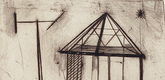 Louise Bourgeois. Plate 4 of 9, from the illustrated book, He Disappeared into Complete Silence, first edition (Example 2). 1947