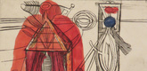 Louise Bourgeois. Plate 7 of 9, from the illustrated book, He Disappeared into Complete Silence. 1946-1947