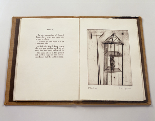 Louise Bourgeois. Plate 4 of 9, from the illustrated book, He Disappeared into Complete Silence, first edition (Example 2). 1947
