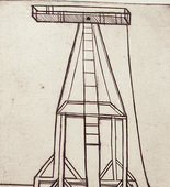 Louise Bourgeois. Plate 5 of 9, from the illustrated book, He Disappeared into Complete Silence, first edition (Example 2). 1947