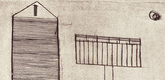 Louise Bourgeois. Plate 6 of 9, from the illustrated book, He Disappeared into Complete Silence, first edition (Example 2). 1947