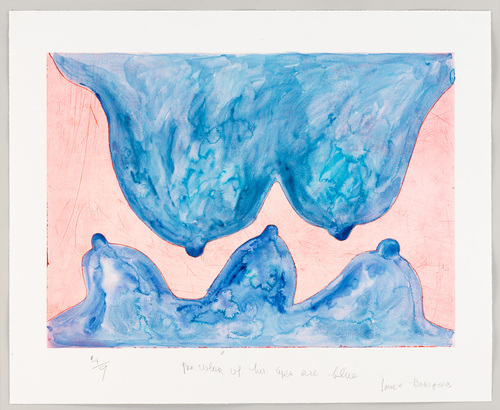 Louise Bourgeois. Blue Is the Color of Your Eyes. 2008