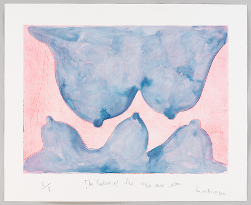 Louise Bourgeois. Blue Is the Color of Your Eyes. 2008