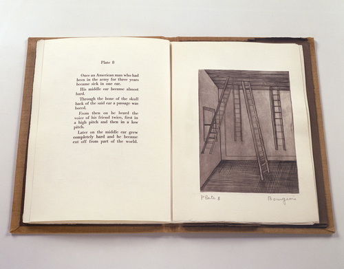 Louise Bourgeois. Plate 8 of 9, from the illustrated book, He Disappeared into Complete Silence, first edition (Example 2). 1947
