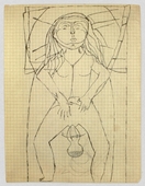 Louise Bourgeois. Untitled (Woman Giving Birth). 1941