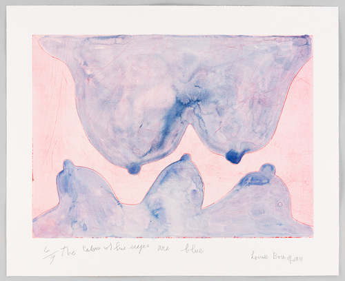 Louise Bourgeois. Blue Is the Color of Your Eyes. 2008