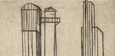 Louise Bourgeois. Plate 3 of 9, from the illustrated book, He Disappeared into Complete Silence, first edition (Example 3). 1947