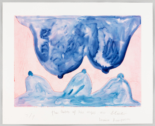 Louise Bourgeois. Blue Is the Color of Your Eyes. 2008