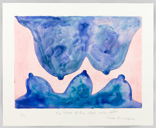 Louise Bourgeois. Blue Is the Color of Your Eyes. 2008