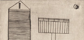 Louise Bourgeois. Plate 6 of 9, from the illustrated book, He Disappeared into Complete Silence, first edition (Example 3). 1947