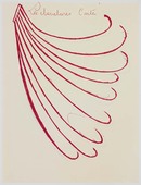 Louise Bourgeois. Untitled, no. 214 of 220, from the series, The Insomnia Drawings. 1995