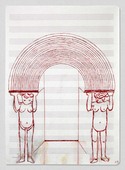 Louise Bourgeois. Untitled, no. 179 of 220, from the series, The Insomnia Drawings. 1995