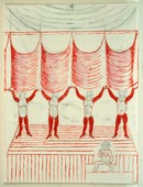 Louise Bourgeois. Untitled, no. 187 of 220, from the series, The Insomnia Drawings. 1995