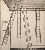 Louise Bourgeois. Plate 8 of 9, from the illustrated book, He Disappeared into Complete Silence, first edition (Example 4). 1947