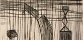 Louise Bourgeois. Plate 9 of 9, from the illustrated book, He Disappeared into Complete Silence, first edition (Example 4). 1947
