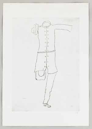Louise Bourgeois. Untitled, plate 7 of 9, from the portfolio, Topiary: The Art of Improving Nature. 1997