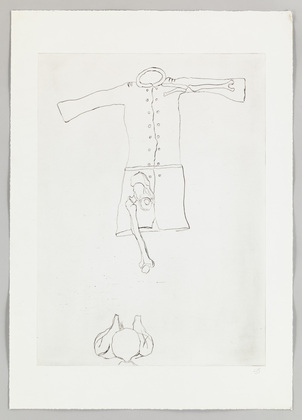 Louise Bourgeois. Untitled, plate 8 of 9, from the portfolio, Topiary: The Art of Improving Nature. 1997