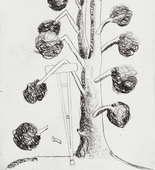 Louise Bourgeois. Untitled, plate 9 of 9, from the portfolio, Topiary: The Art of Improving Nature. 1998