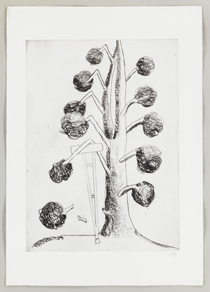 Louise Bourgeois. Untitled, plate 9 of 9, from the portfolio, Topiary: The Art of Improving Nature. 1998