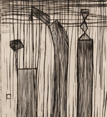 Louise Bourgeois. Plate 9 of 9, from the illustrated book, He Disappeared into Complete Silence, first edition (Example 5). 1947