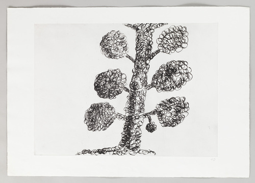 Louise Bourgeois. Untitled, plate 1 of 9, from the portfolio, Topiary: The Art of Improving Nature. 1998