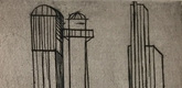 Louise Bourgeois. Plate 3 of 9, from the illustrated book, He Disappeared into Complete Silence, first edition (Example 6). 1947